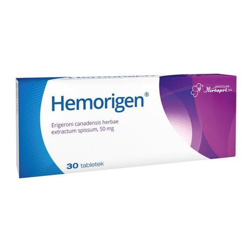 Herbapol Wrocław Hemorigen 30 tabletek 3509411