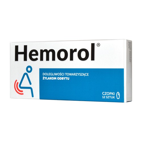 HEMOROL - 12 czopków
