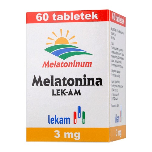 Melatonina LEK-AM 3 mg, tabletki, 60 sztuk