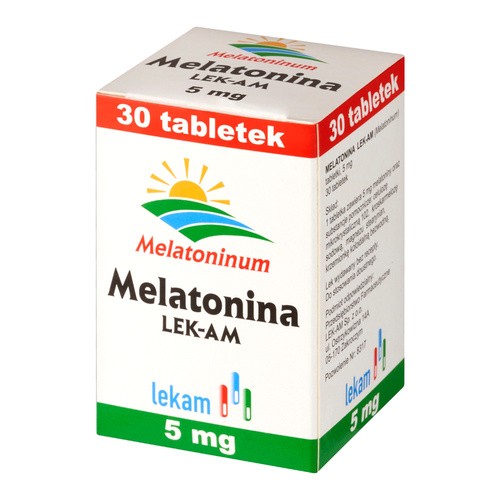 Melatonina 5 mg, 30 tabletek