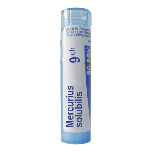 Boiron Mercurius solubilis, 9 CH, gran., 4 g,(MZ19346) 3074441