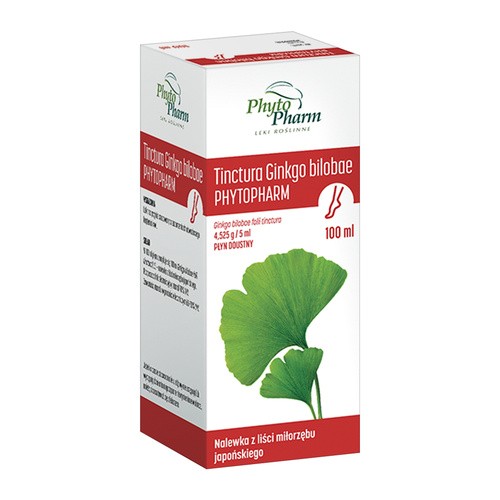 PHYTOPHARM KLEKA S.A. PHYTOPHARM KLEKA S.A Tinctura ginkgo bilobae 100 ml Phytopharm