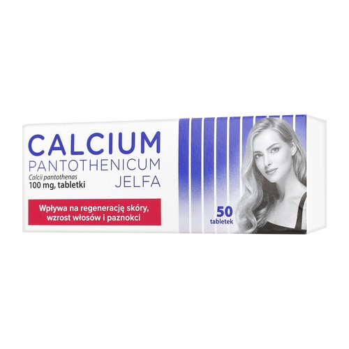 JELFA Calcium pantothenicum 100 mg x 50 tabl