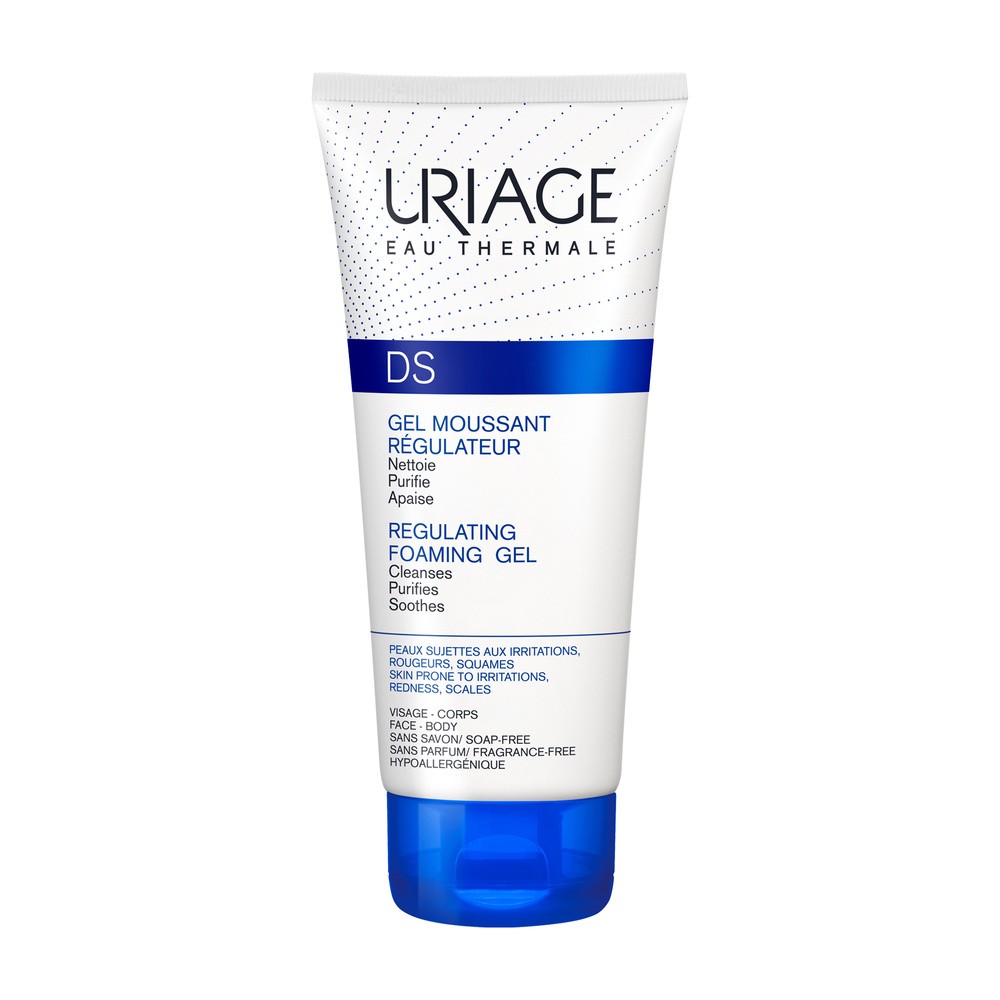 Uriage D.S. żel pod prysznic myjący do skóry łojotokowej - 150ml