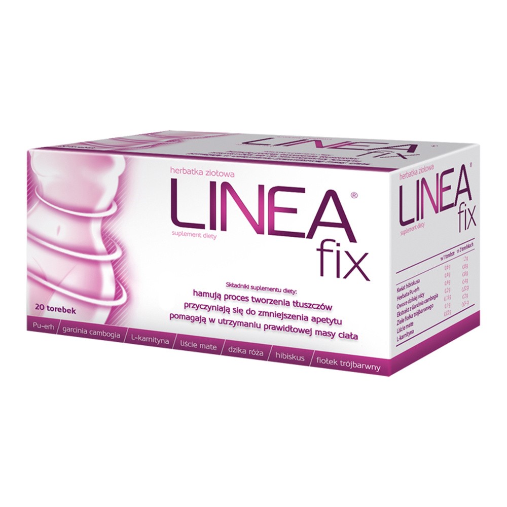 LINEA FIX, herbatka ziołowa, 20 saszetki