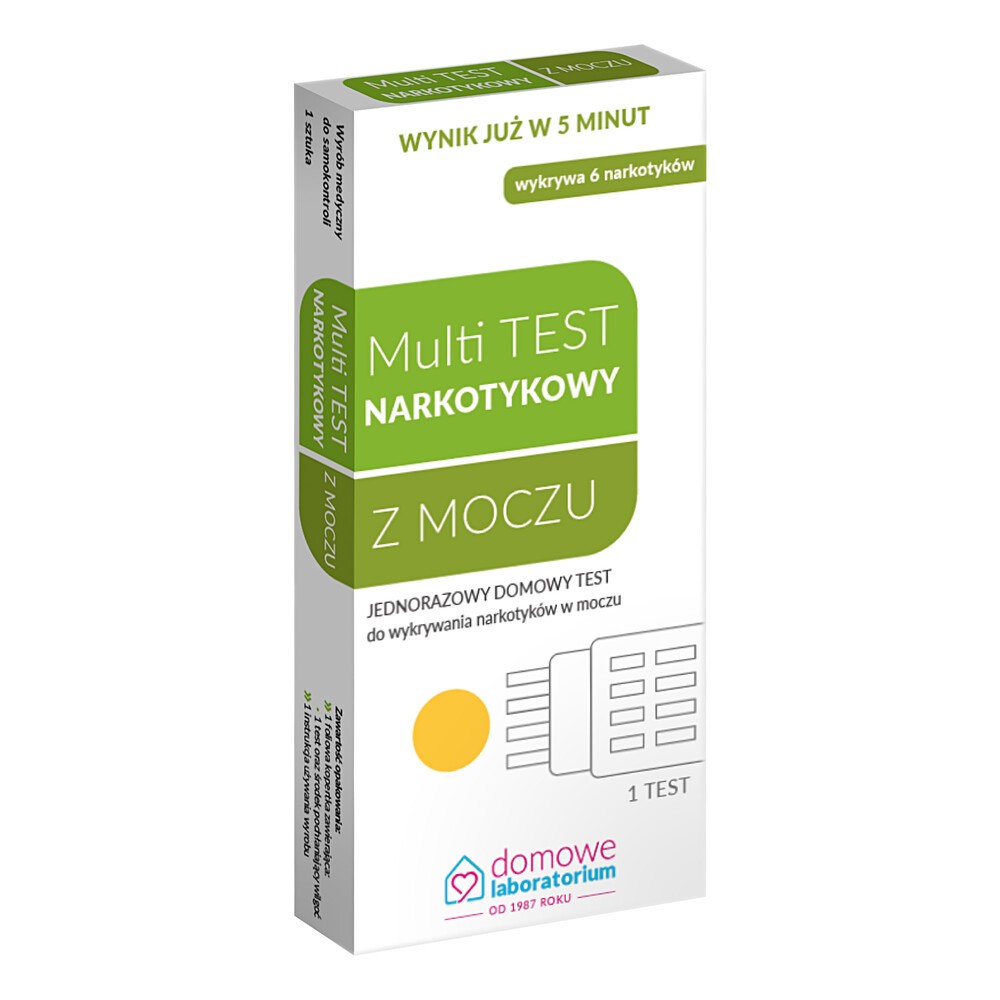 Hydrex PRZED.TECH.HANDL. Multi Test do wykrywania narkotyków w moczu