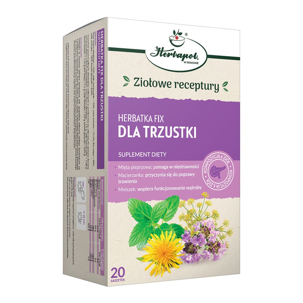 Herbapol KRAKÓW Herbatka dla trzustki 2 g x 20 sasz