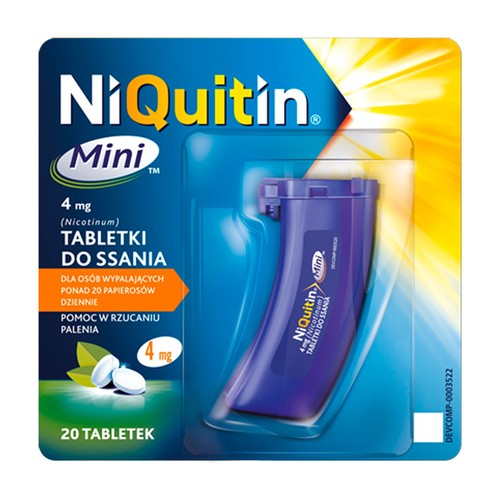 GlaxoSmithKline NiQuitin Mini 4mg 20 szt.