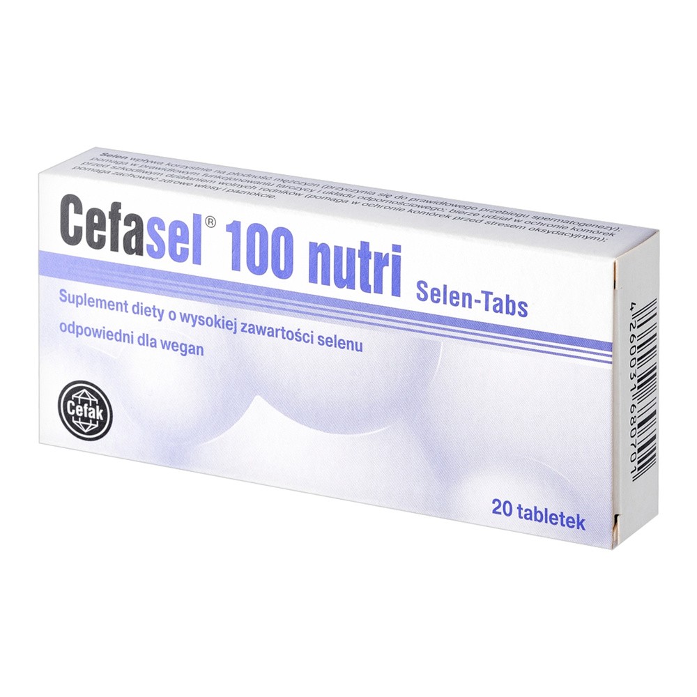 CEFAK Cefasel 100 nutri selen tabs x 60 tabl