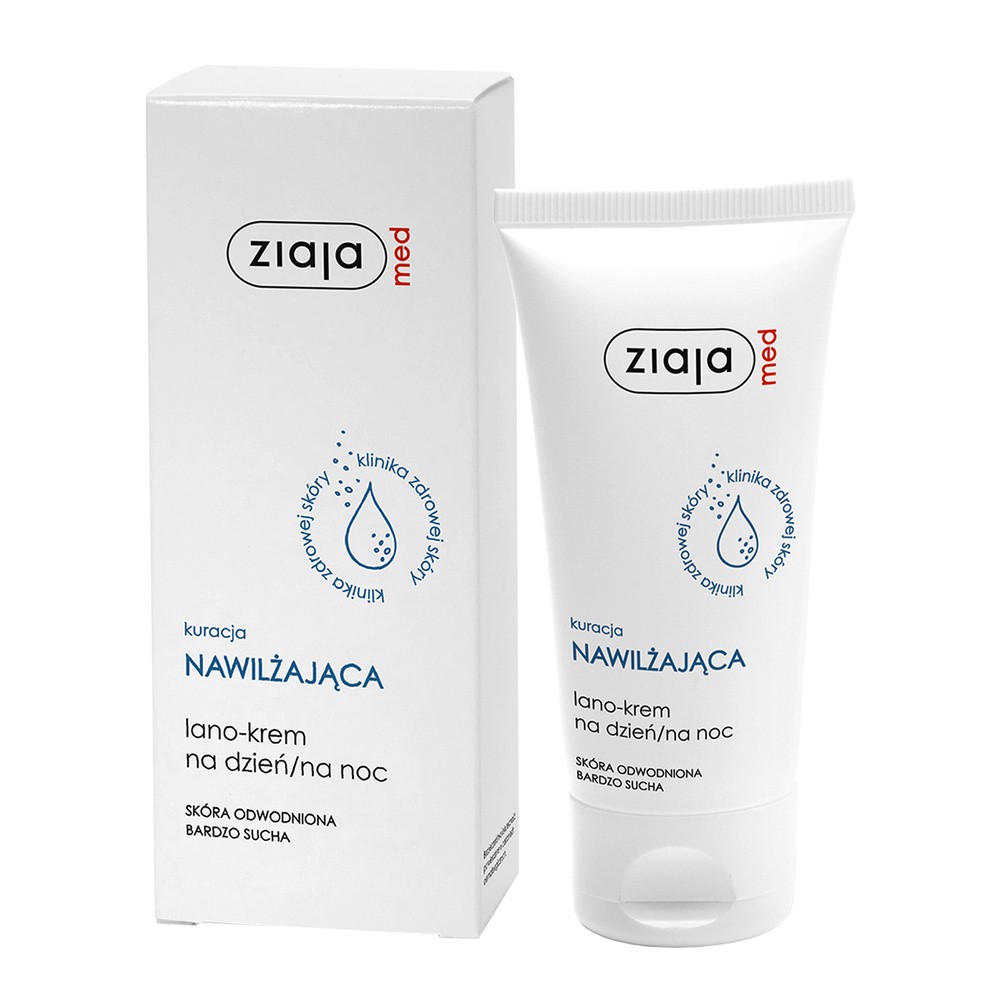 Ziaja MED nawilżająca Lano krem na dzień/noc 50ml