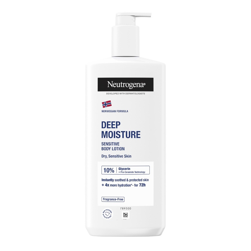 Neutrogena Deep Moisture Sensitive Głęboko nawilżająca Emulsja do ciała 400ml