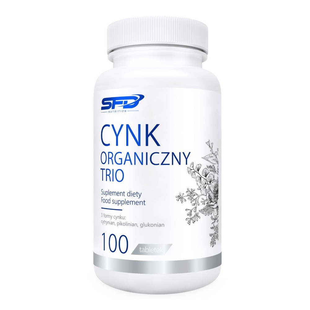 Sfd, Cynk Organiczny Trio, tabletki, 100 sztuk