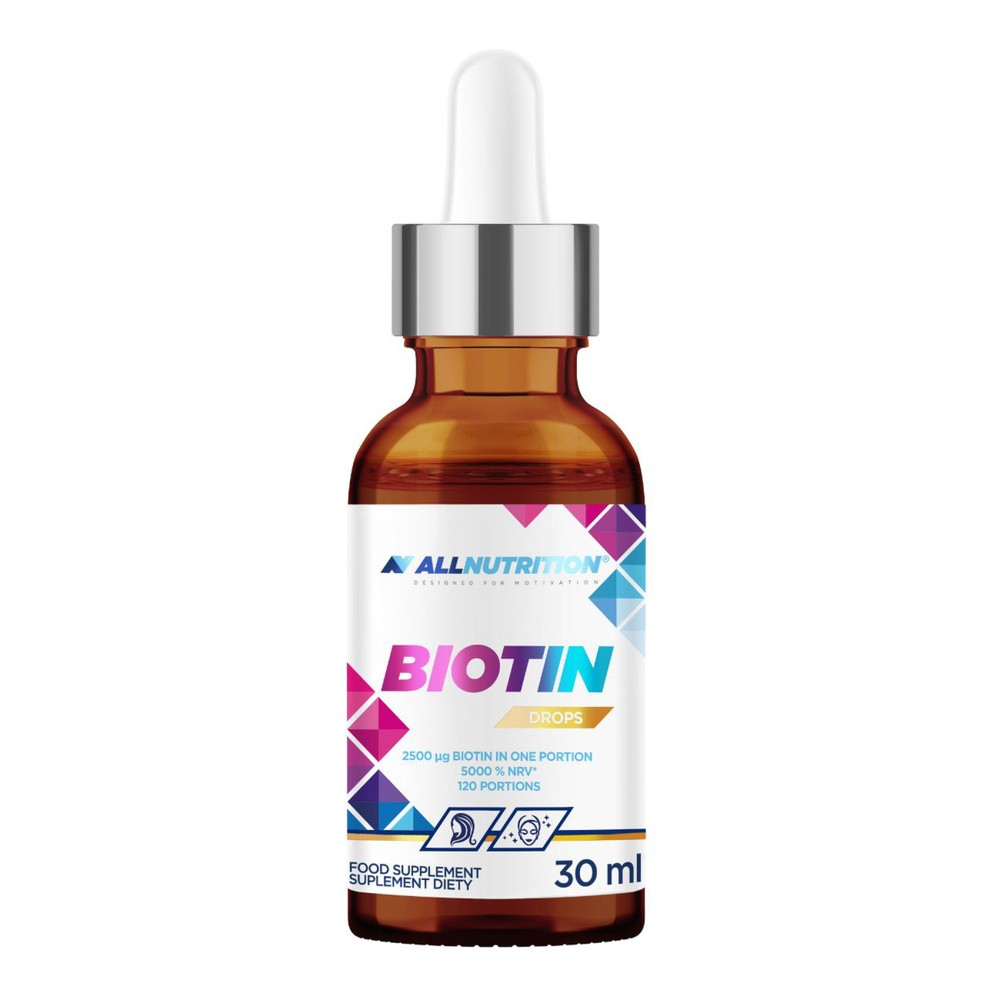 Allnutrition, Biotin Drops, płyn, 30 ml
