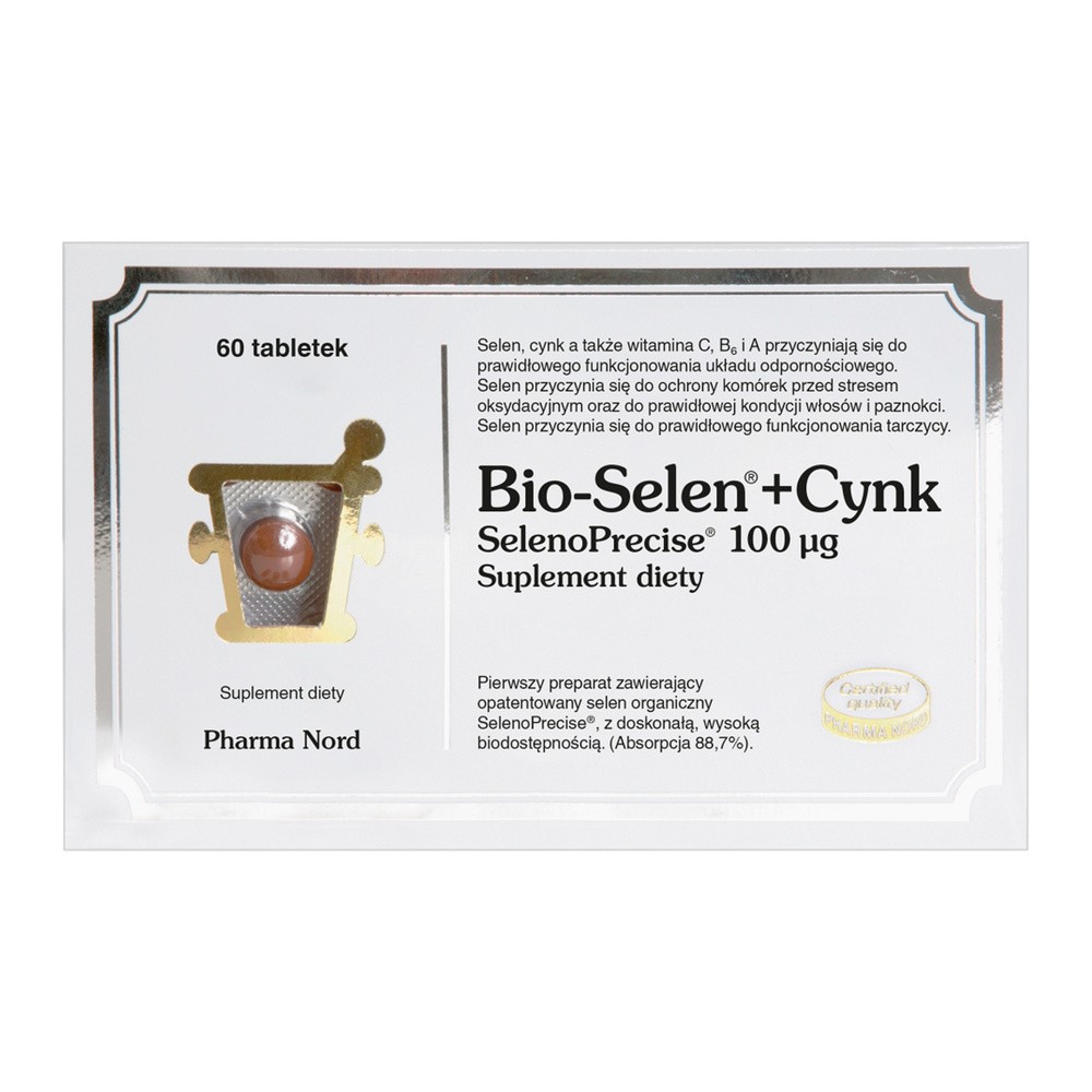 PHARMA NORD Bio-selen+cynk x 60 tabl + książka 