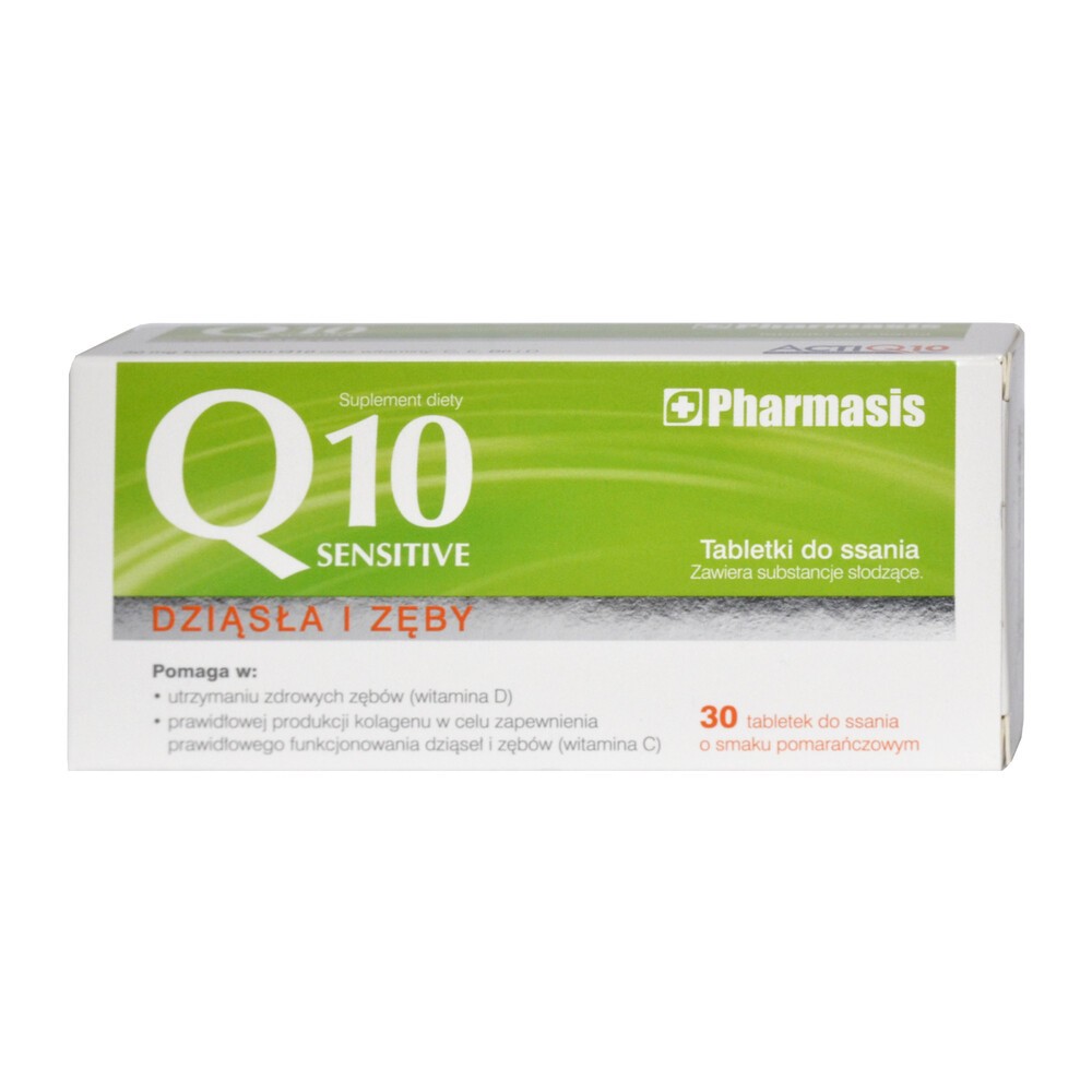 Polfa ŁÓDŹ Sensilab Q10 Sensitive 30 tabletek do ssania 8655401