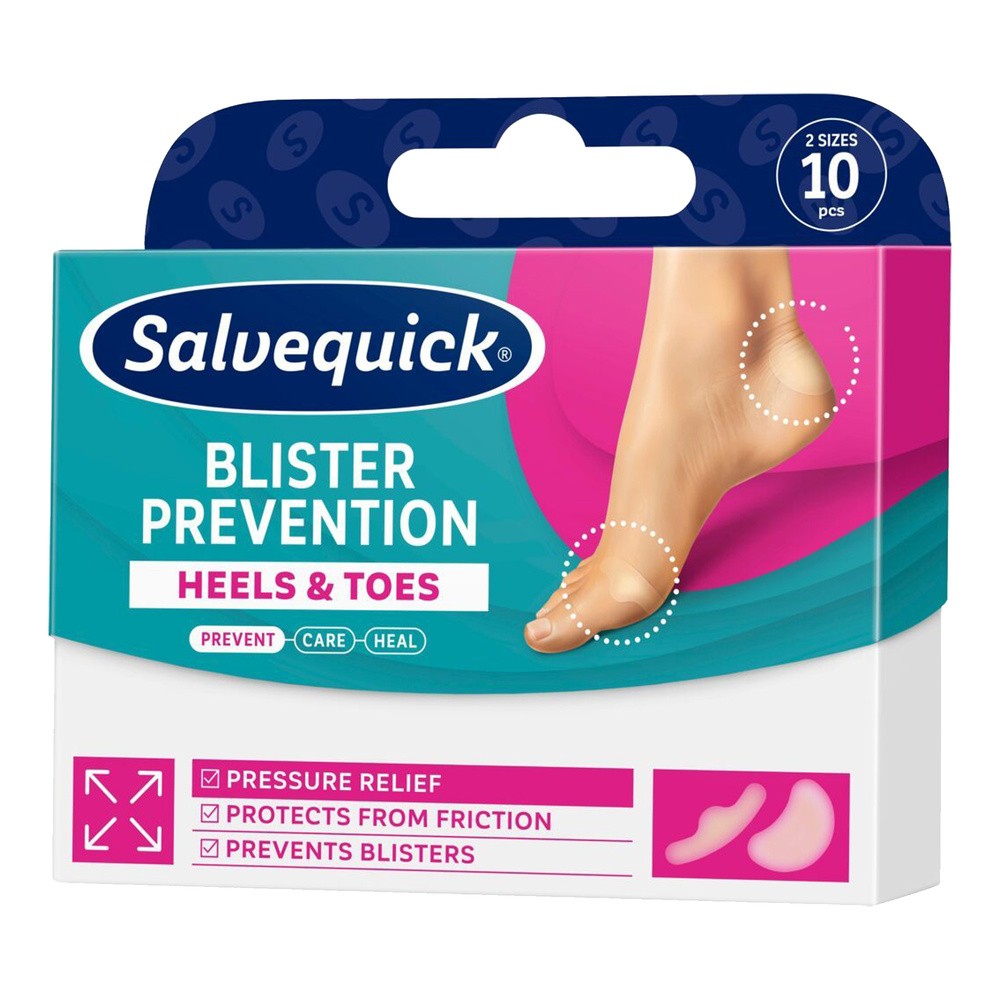 Salvequick Plastry na pęcherze i otarcia Mix 10szt