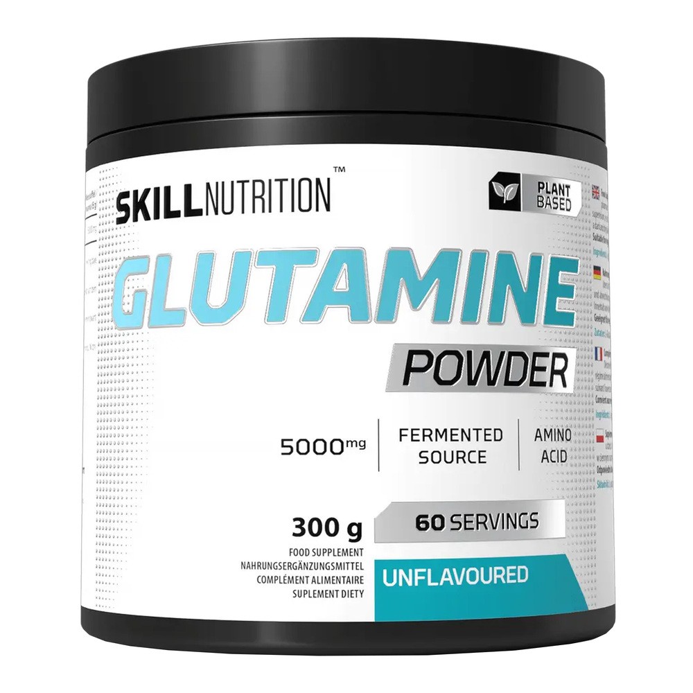 Skill Nutrition Glutamine Powder, proszek, bezsmakowy, 300 g