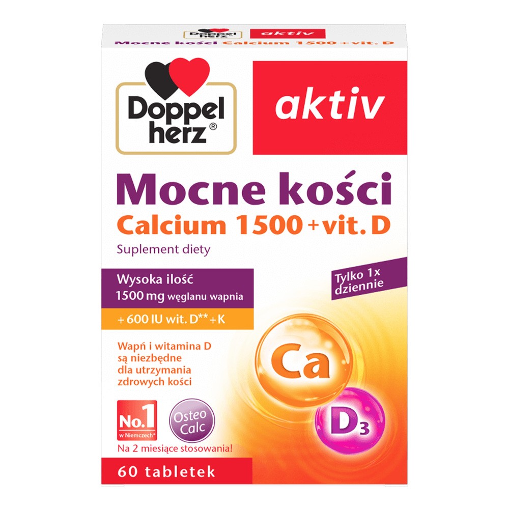 Queisser Pharma Doppelherz Aktiv Mocne Kości 60 szt.