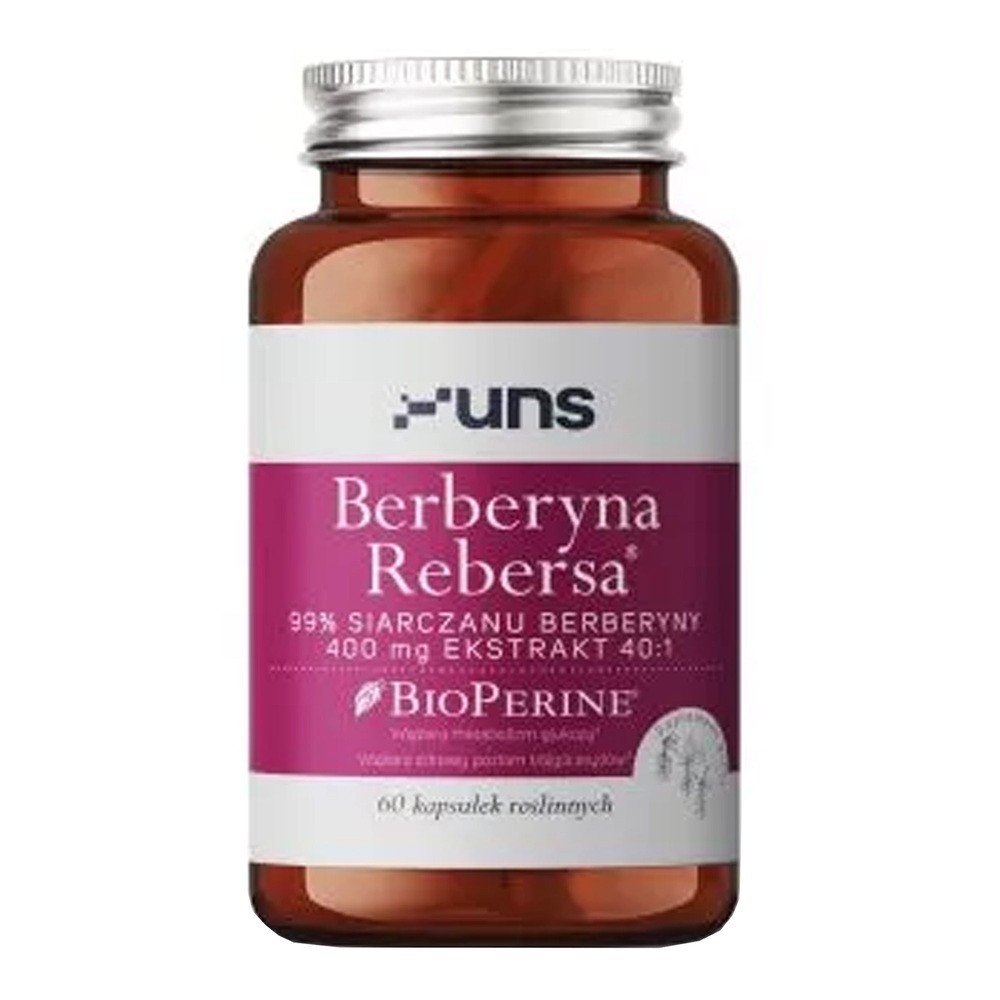 UNS Berberyna 400mg Ekstrakt 40:1 60vegcaps