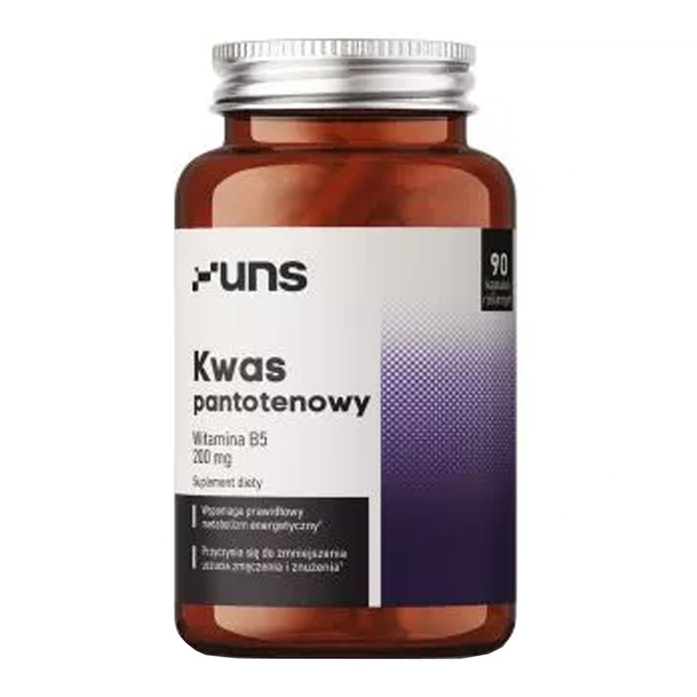 UNS Kwas Pantotenowy Witamina B5 500mg 90vegcaps