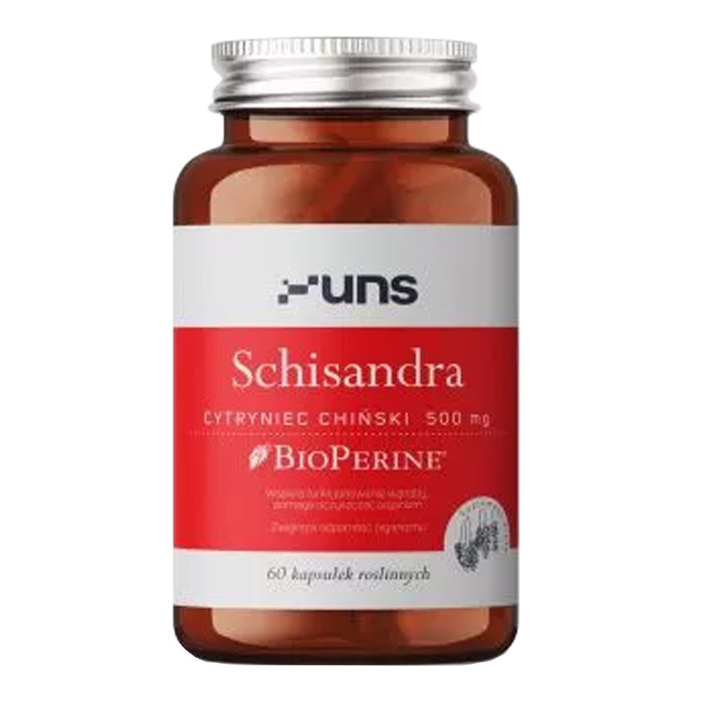 UNS Schisandra Cytryniec Chiński 500mg 60vegcaps