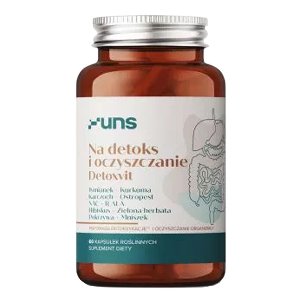 UNS Na Detoks I Oczyszczanie Detoxvit, kapsułki, 60 sztuk