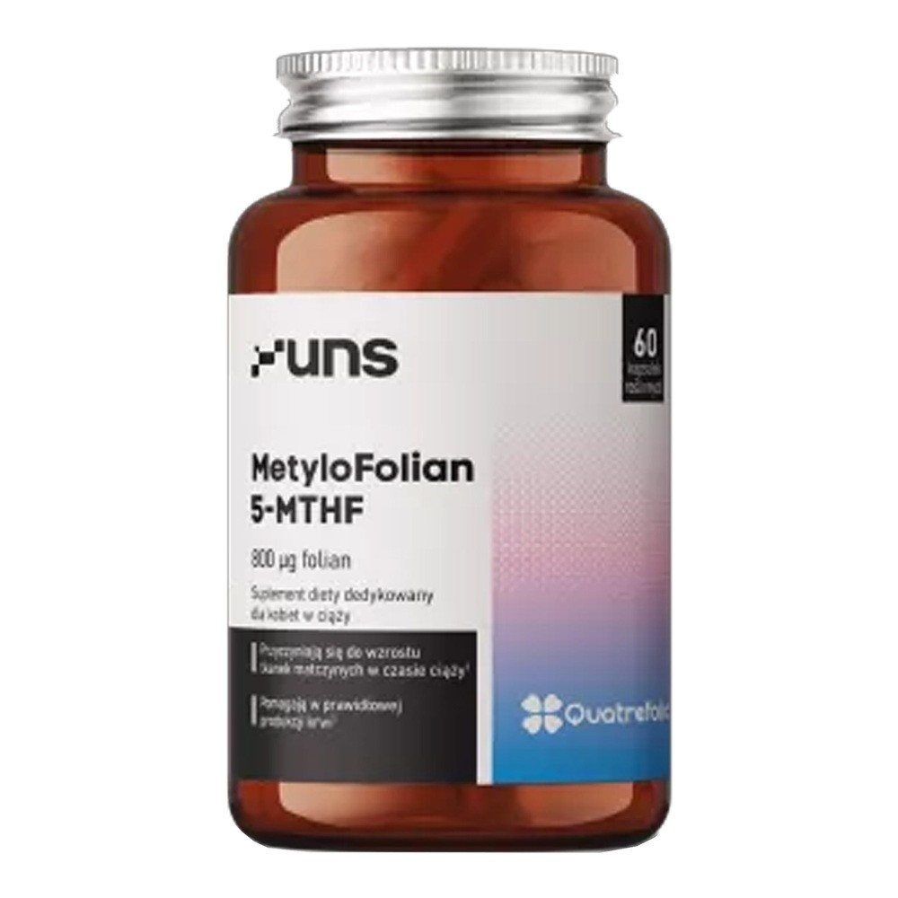 UNS Metylofolian 5-Mthf, kapsułki, 60 sztuk