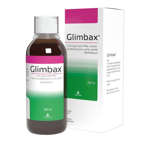 Medagro Glimbax roztwór do płukania jamy ustnej 200 ml