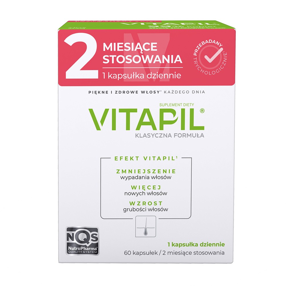 HOLBEX Vitapil biotyna + bambus 60 tabletek