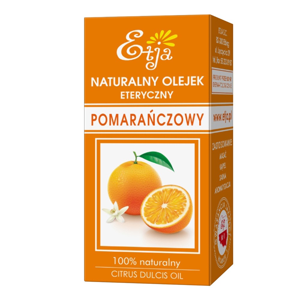 Etja Naturalny olejek eteryczny POMARAŃCZOWY 10ml