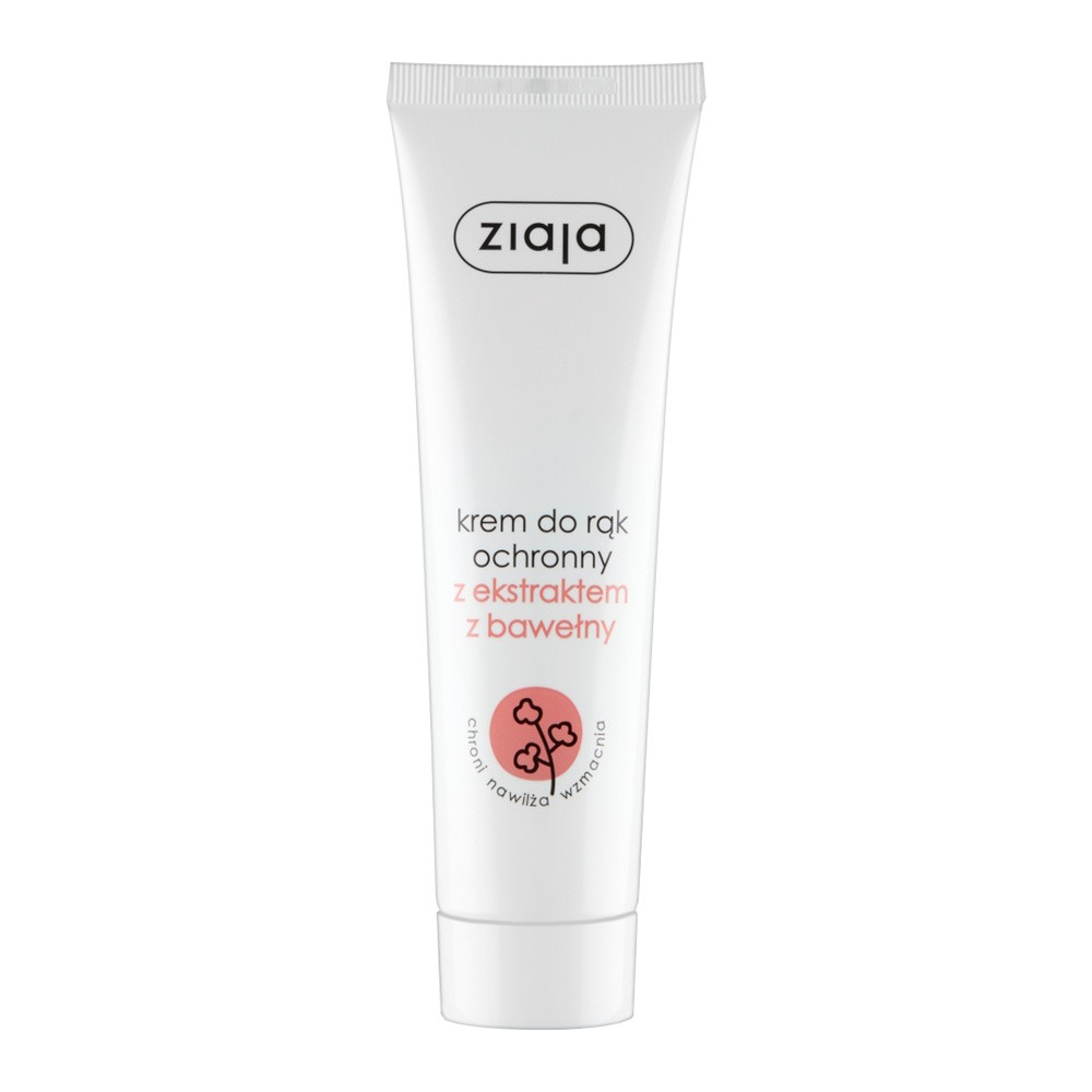 Ziaja Krem do rąk ochronny / z ekstraktem z bawełny 100ml