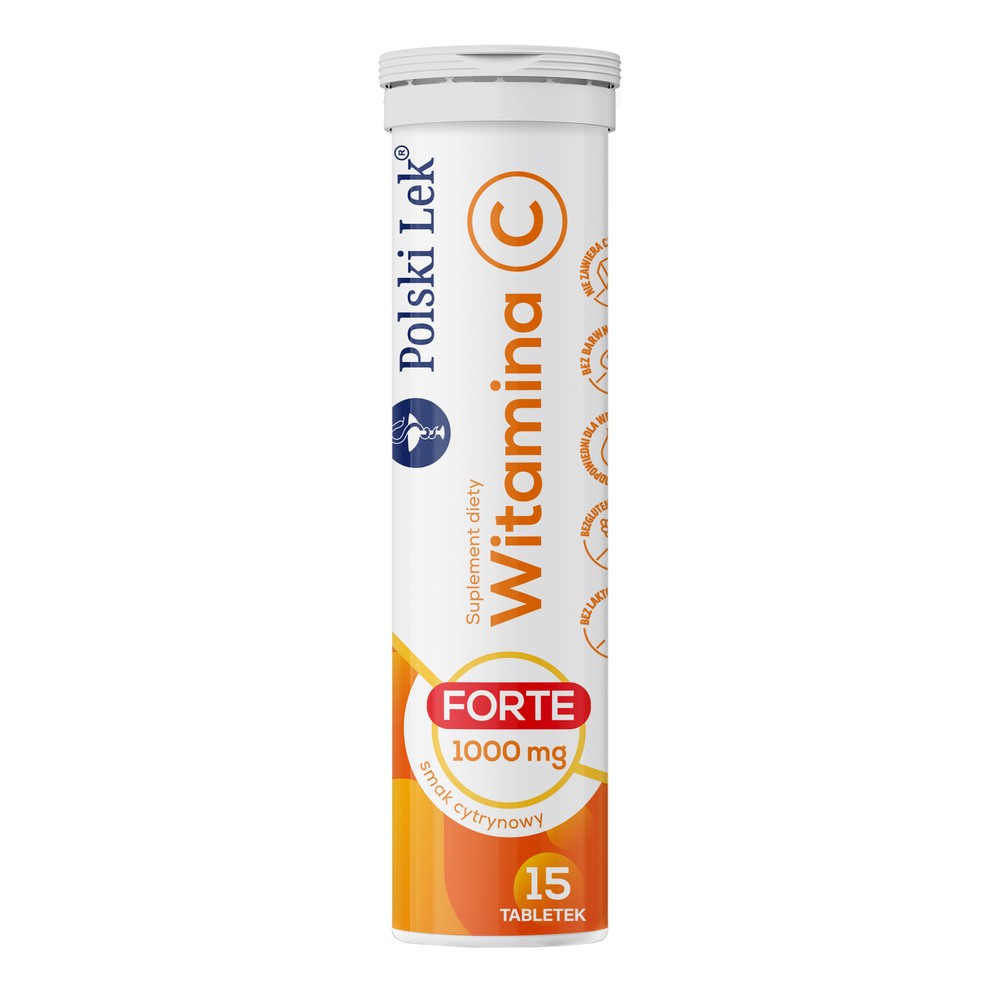 Polski Lek WITAMINA C 1000mg 15 szt.