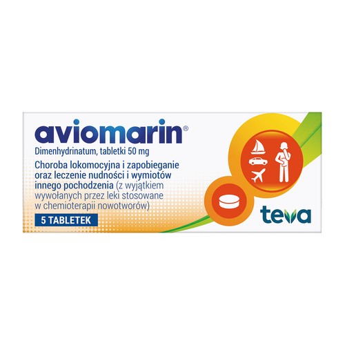 Teva Aviomarin 50mg 5 szt.