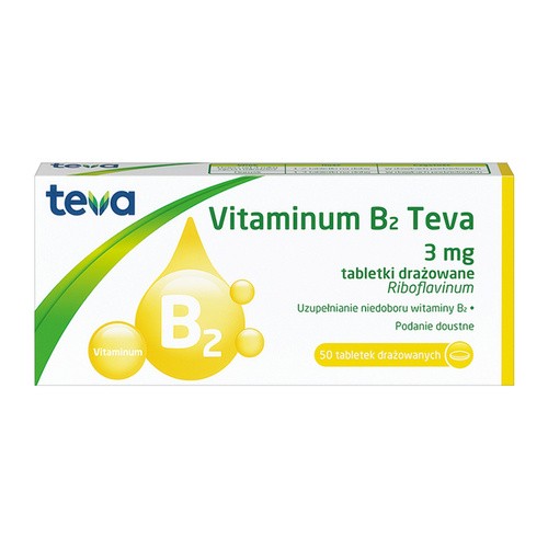 Teva Vitaminum B2 3mg 50 szt.