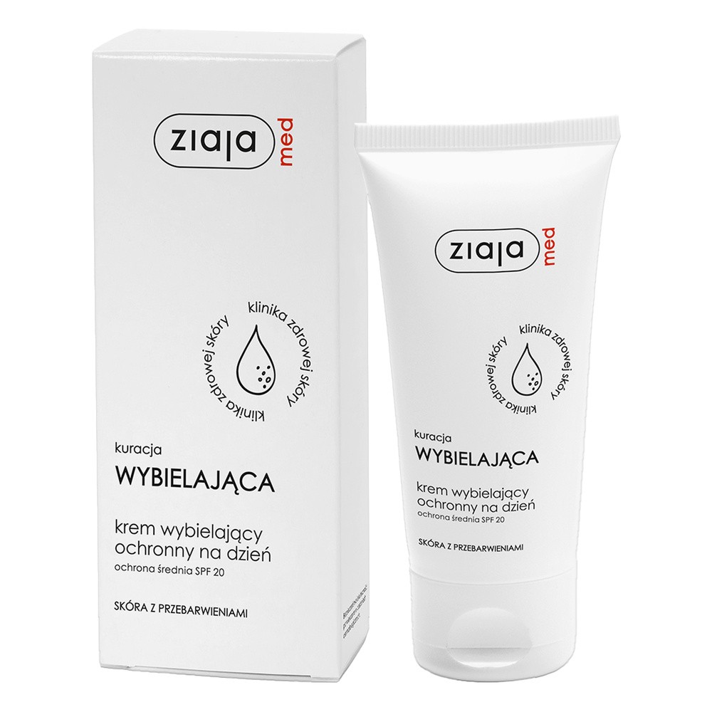 Ziaja MED Kuracja Krem wybielająco-ochronny na dzień SPF20 50ml
