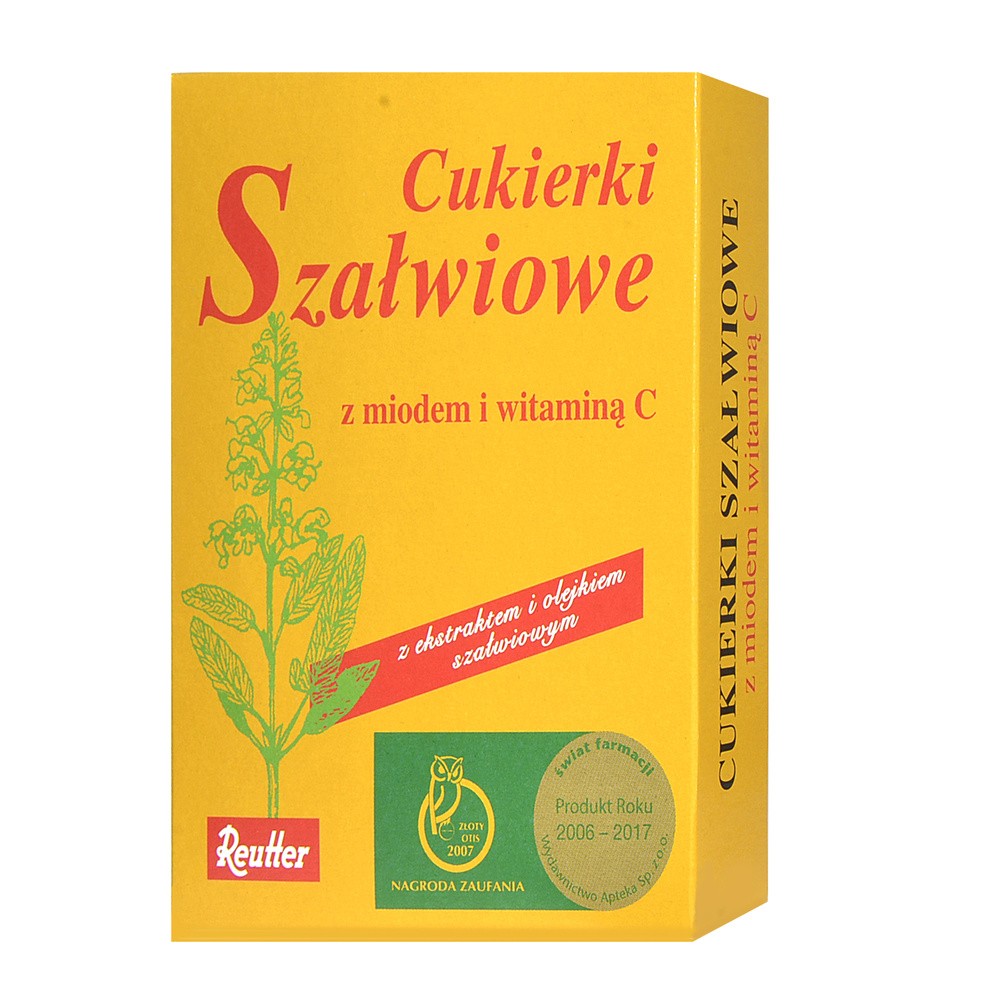 REUTTER Cukierki Szałwia z Miodem 50g REUTTER 21SZUCURSZ