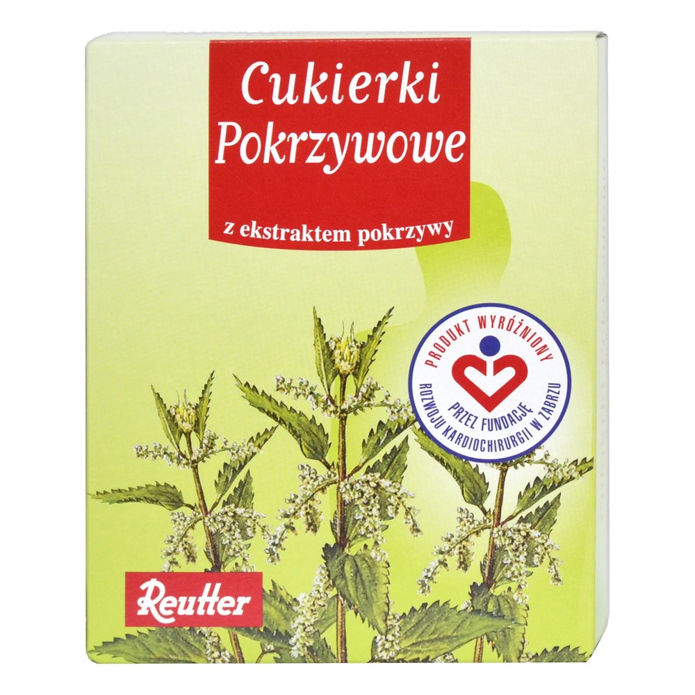 REUTTER Cukierki Pokrzywowe 50g REUTTER 21SZUCURPO