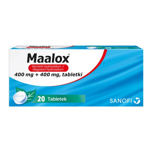 SANOFI-AVENTIS Maalox 20 tabletek  4653001