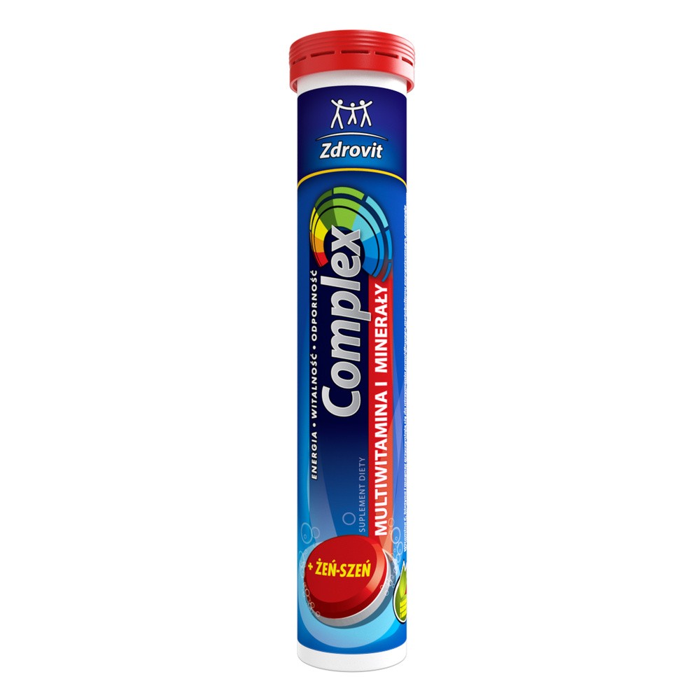 Natur Produkt Zdrovit Complex Multivitamina i Minerały +żeń-szeń 24 szt.