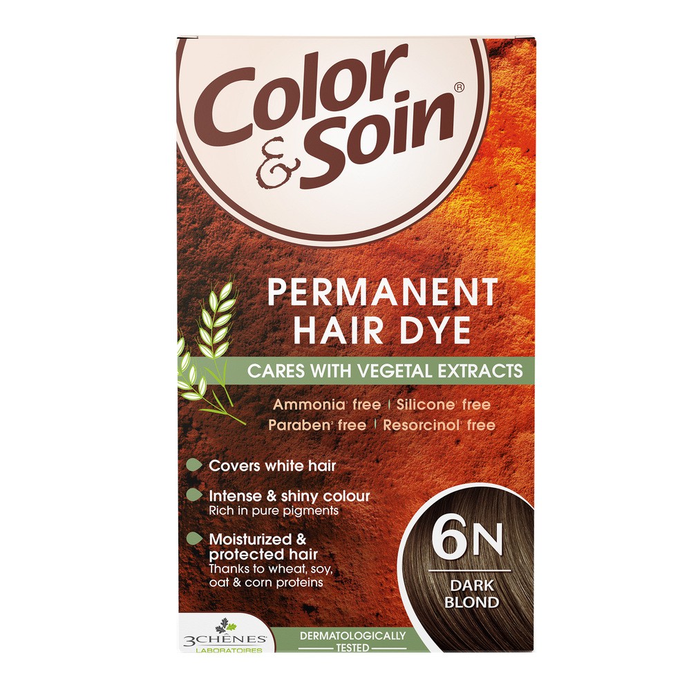 COLOR & SOIN farba do włosów kolor 6N Ciemny blond) 135 ml 7043375