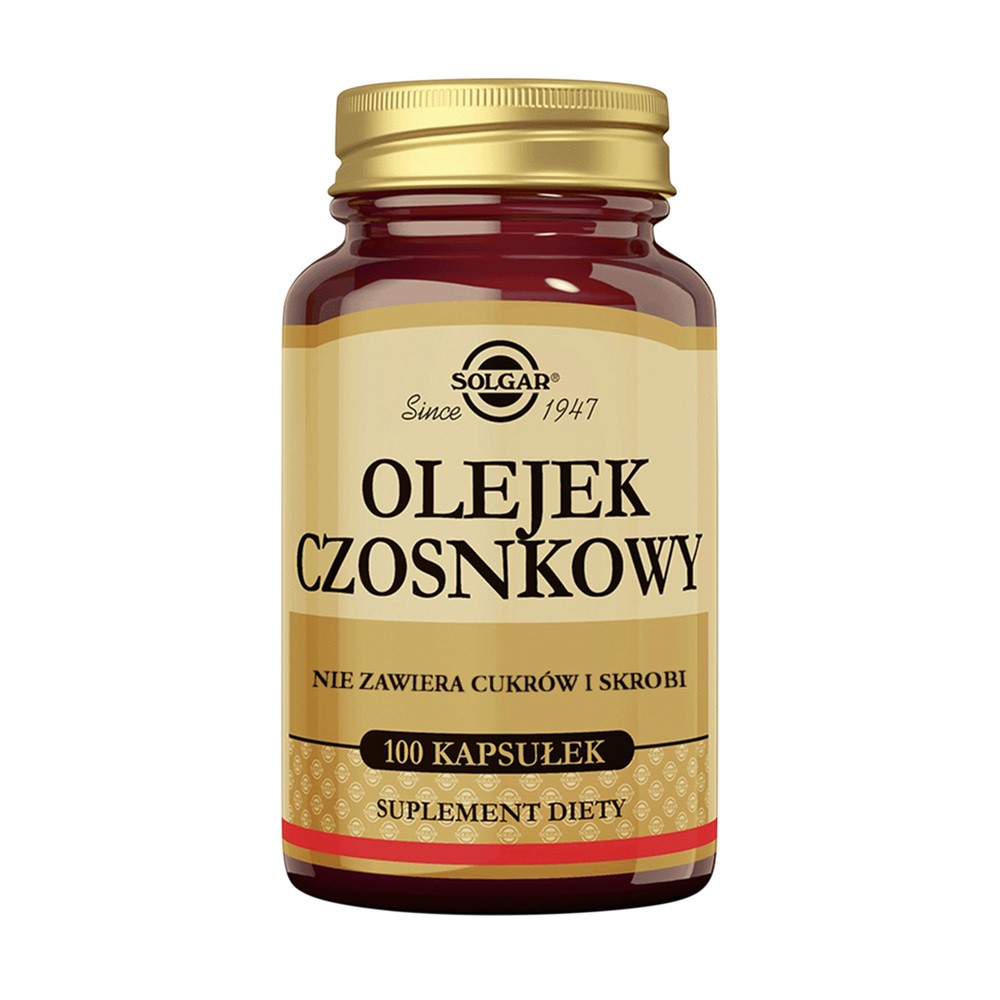 SOLGAR Solgar Olejek Czosnkowy 1 mg x 100 kaps