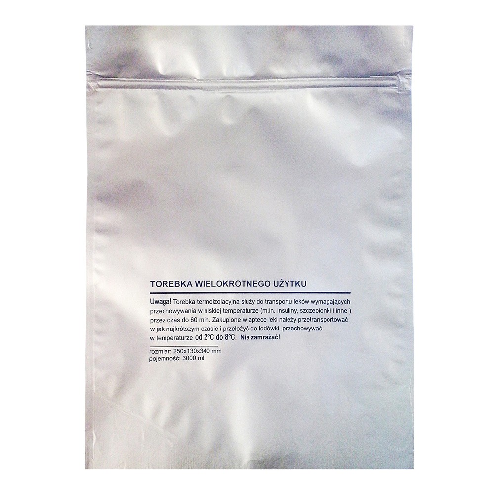 El-Comp, torba termoizolacyjna do przechowywania leków, 250 mm x 130 mm x 340 mm, 1 sztuka