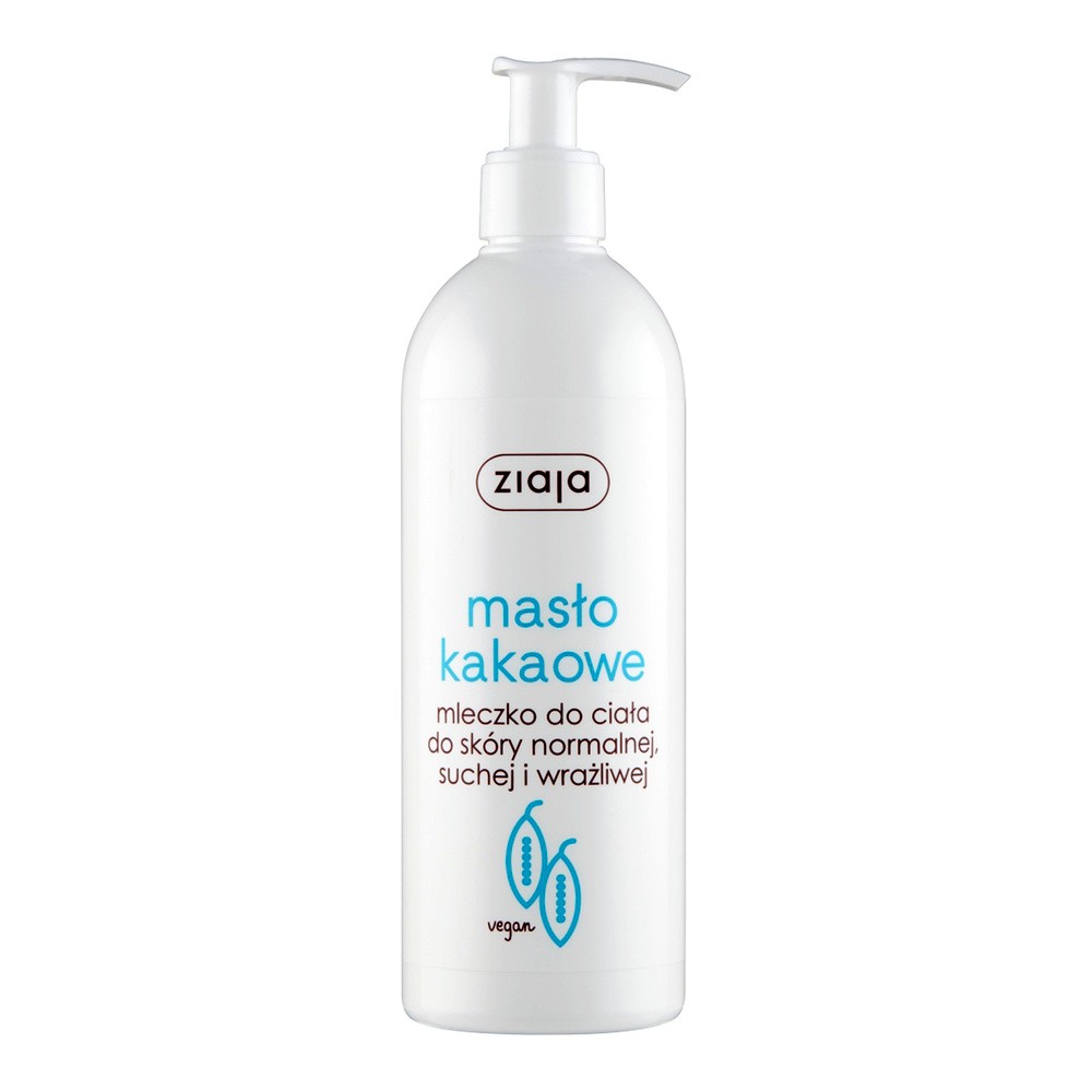 Ziaja MASŁO KAKAOWE Mleczko do ciała skóra normalna, sucha, wrażliwa 400 ml