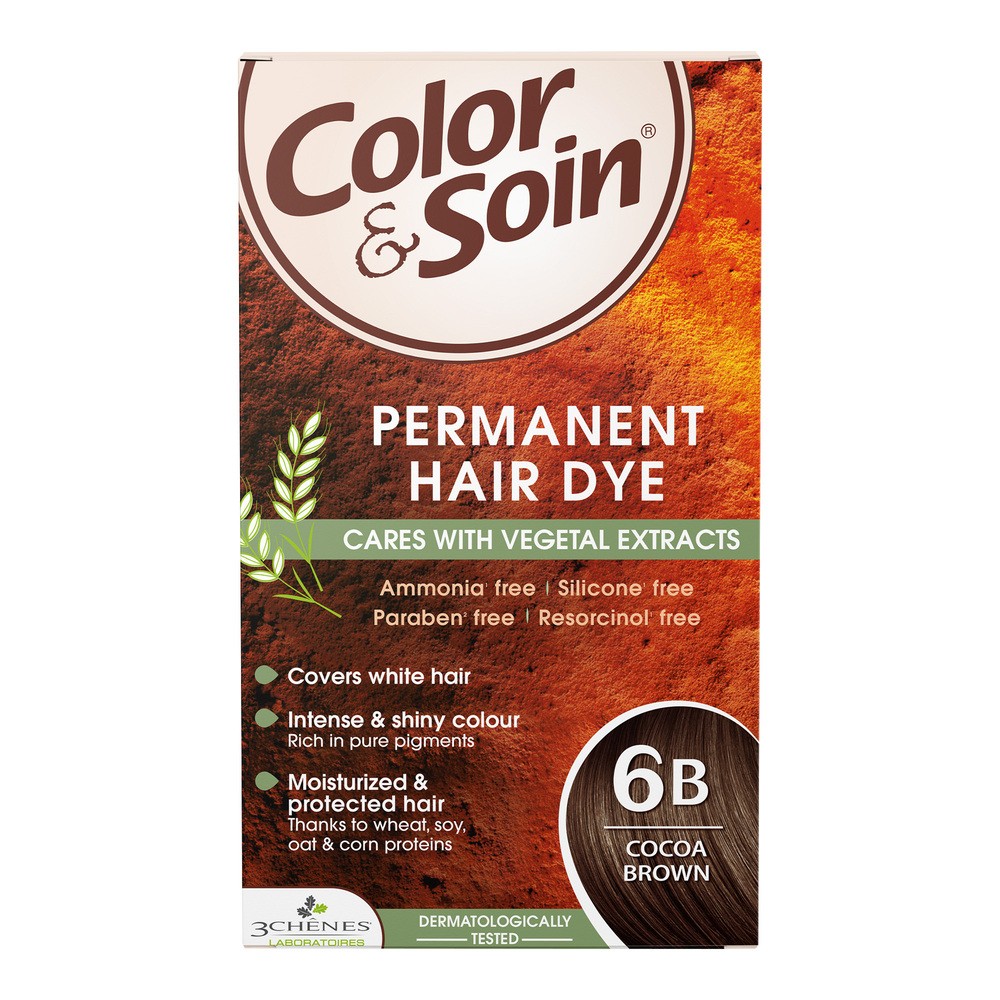 COLOR & SOIN farba do włosów kolor 6B Brąz kakao) 135 ml 7047115