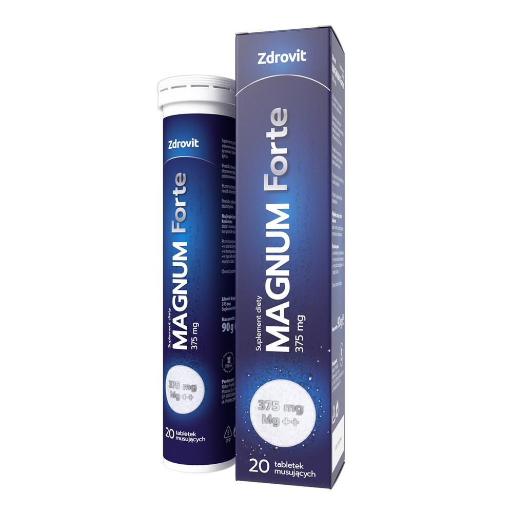 Zdrovit magnum forte 375 mg x 20 tabl musujących