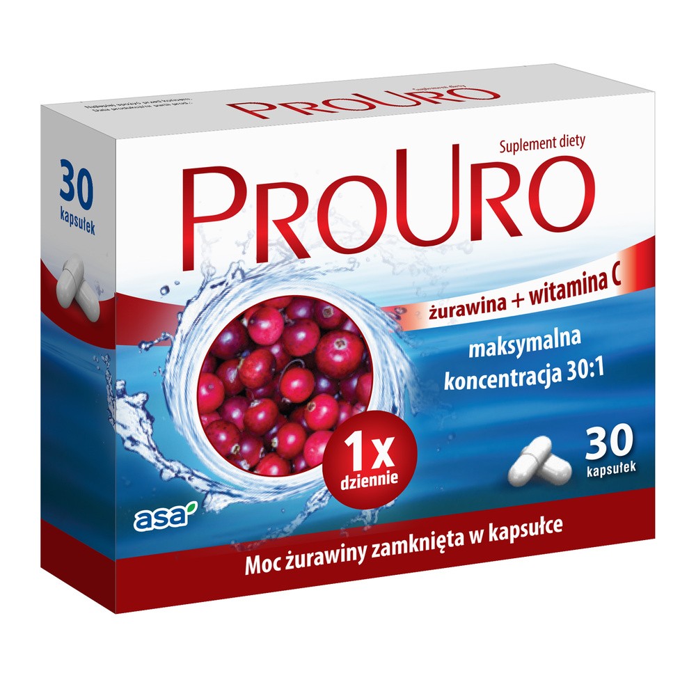 Asa SP.Z O.O GŁUBCZYCE Prouro x 30 kaps