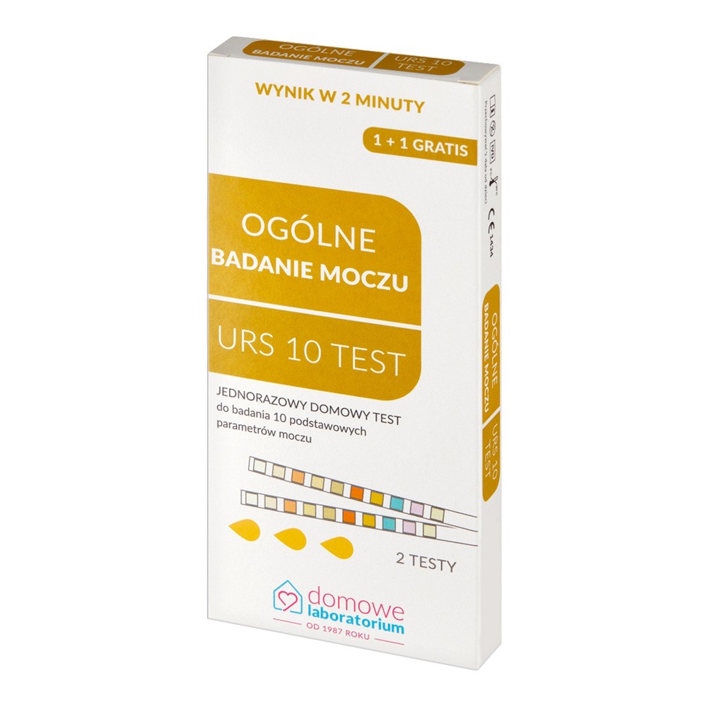 Hydrex Test urs 10 do ogólnego badania moczu x 2 szt