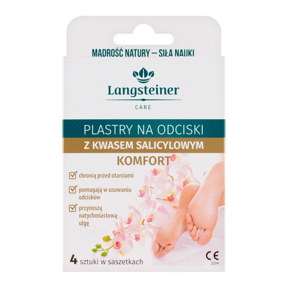 LANGSTEINER Plastry na odciski z kwasem salicylowym x 4 szt |  OD 199 PLN!