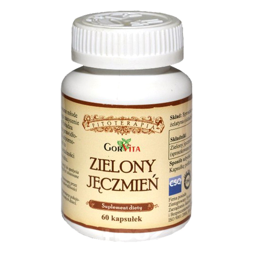 Gorvita Zielony jęczmień 60 szt.