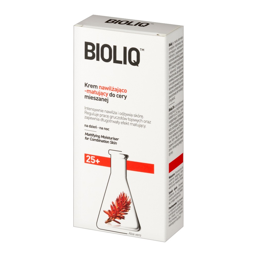 Bioliq Krem nawilżająco-matujący do cery mieszanej 25+ 50ml